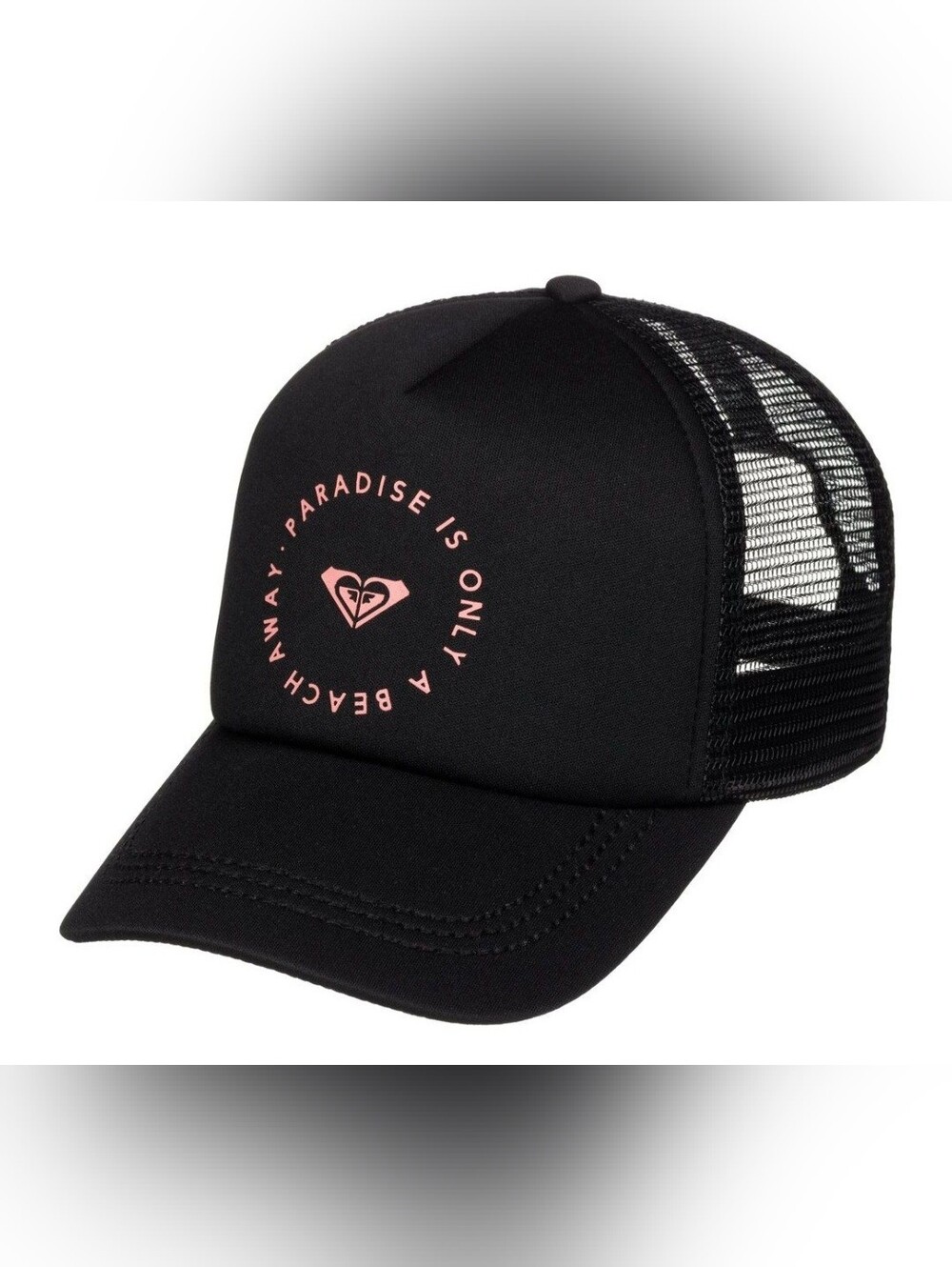 Roxy Trucker Hat "Paradise Is Only A Beach Away"